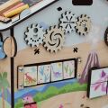 BusyKids Activity board DINO house